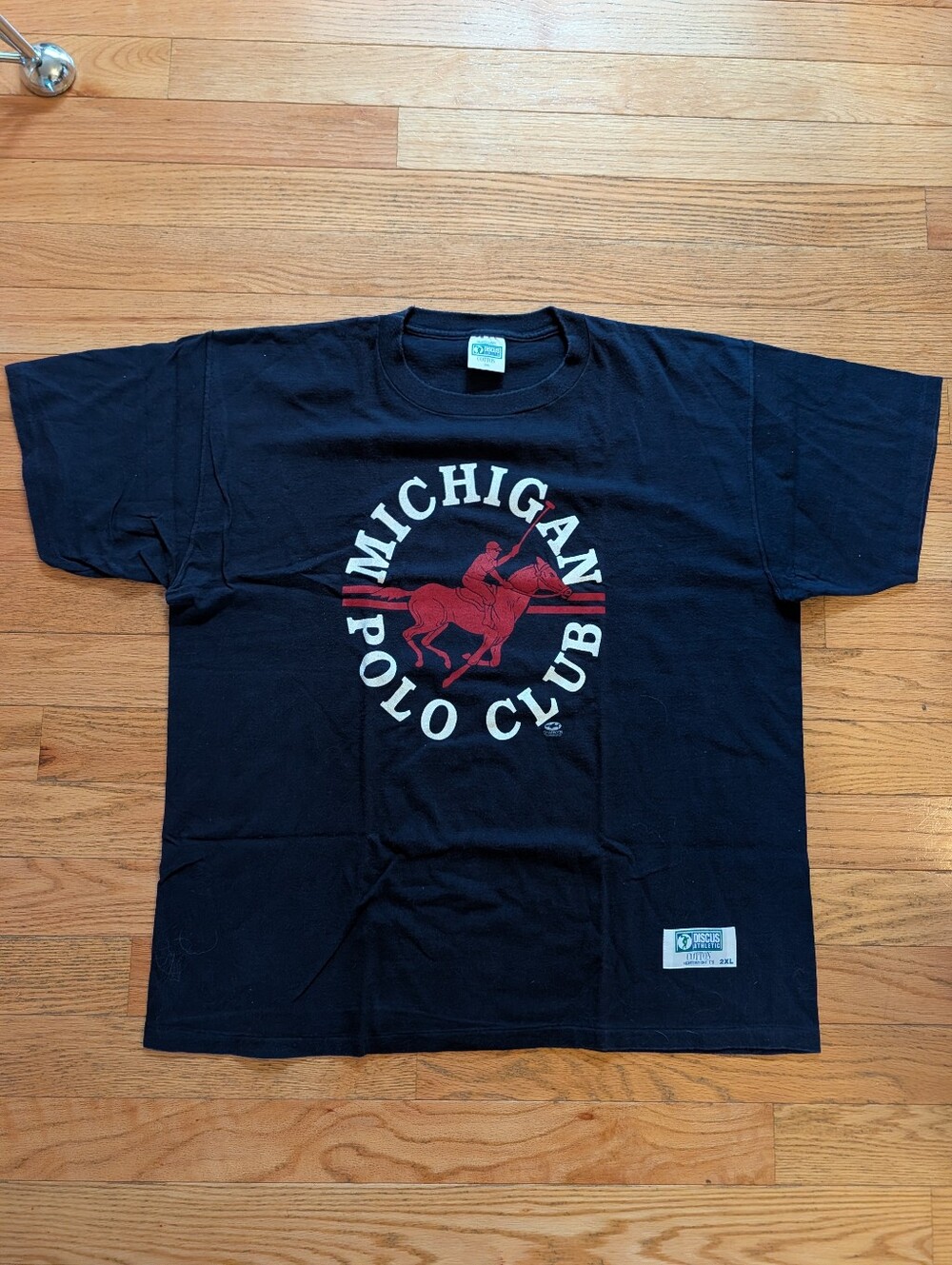 Vintage 90s Michigan Polo Club Retro Equestrian Old Money Country Club Sports